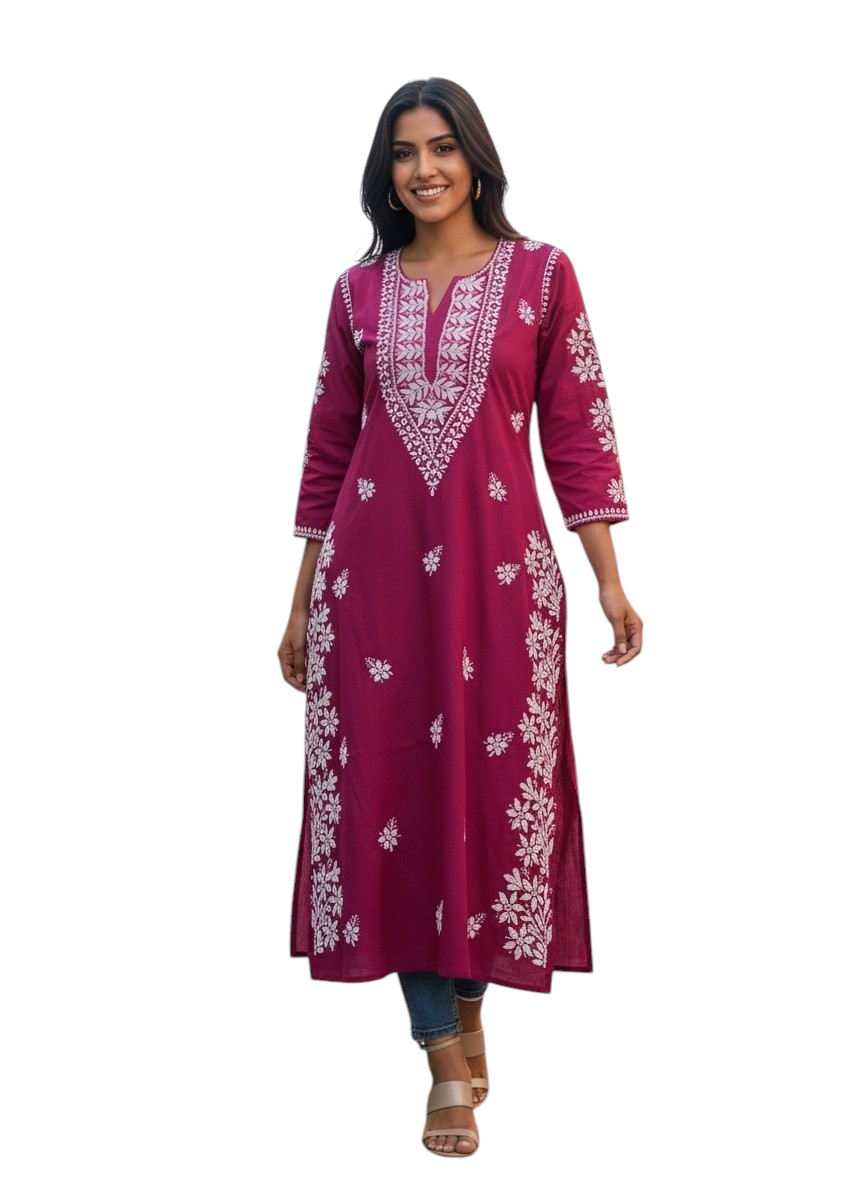 Premium Rayon Chikankari Kurta